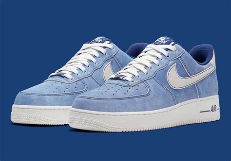 nike air force 1 suede blauw|blue nike air force 1s.